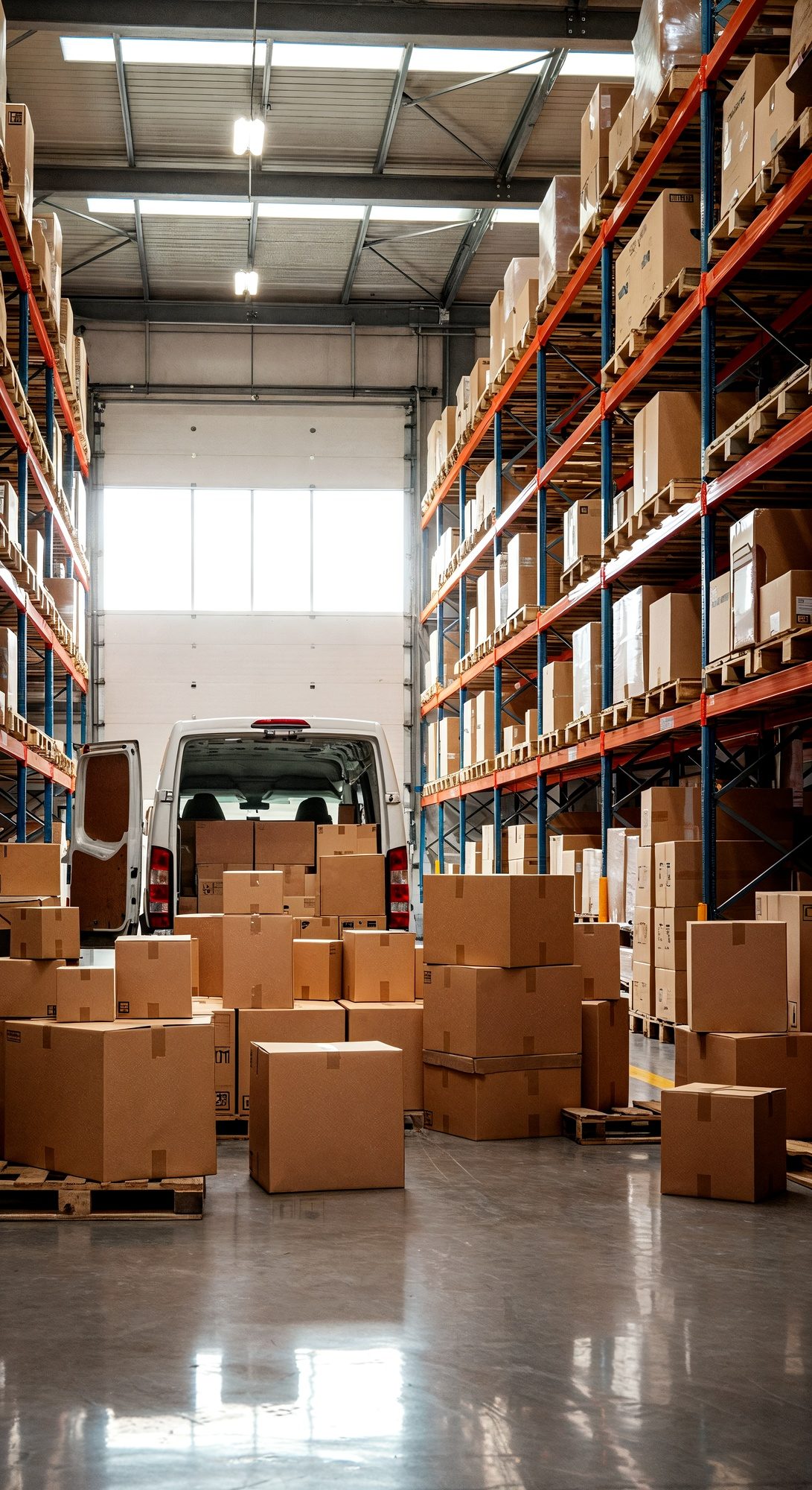 Borea Ljubljana warehouse — loading dock dispatch
